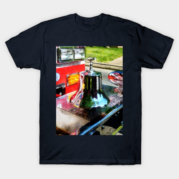 Firemen - Fire Engine Bell T-Shirt by SusanSavad